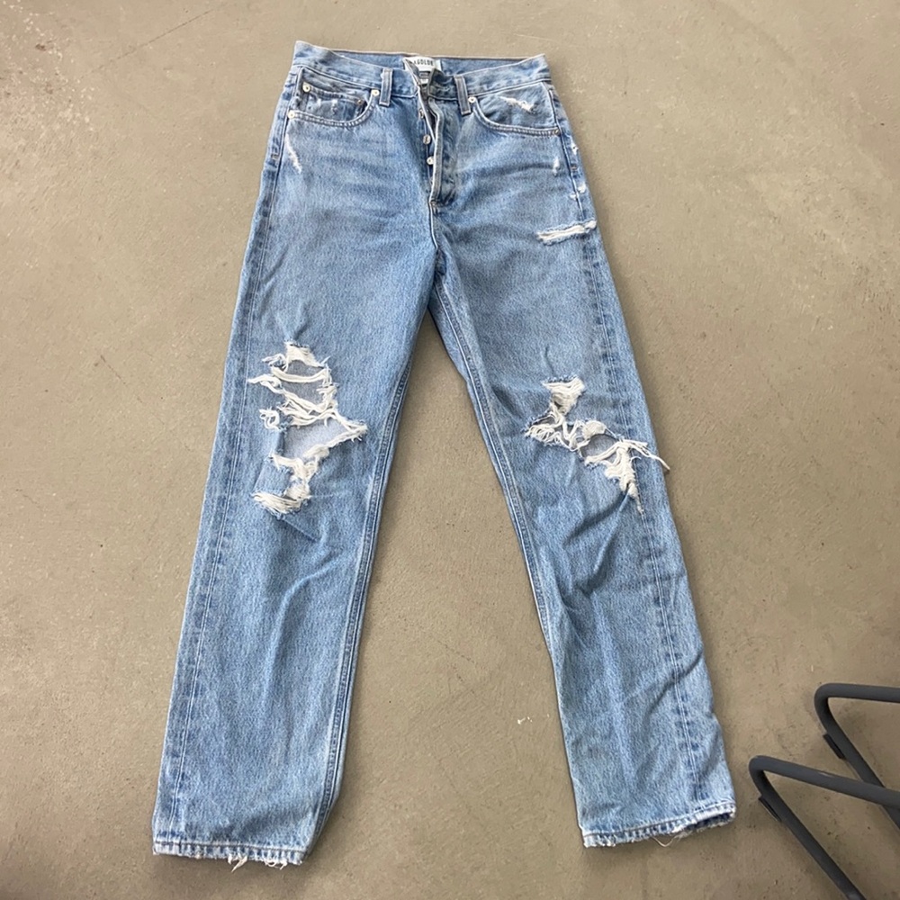 AGOLDE mid rise 90s jeans